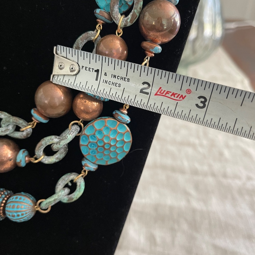 Vintage 1980s Boho Statement Necklace - Picture 6 of 6